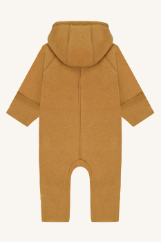 Hust&Claire - HCMevi Hood Wool/ Wollfleeceoverall old mustard/ senfgelb